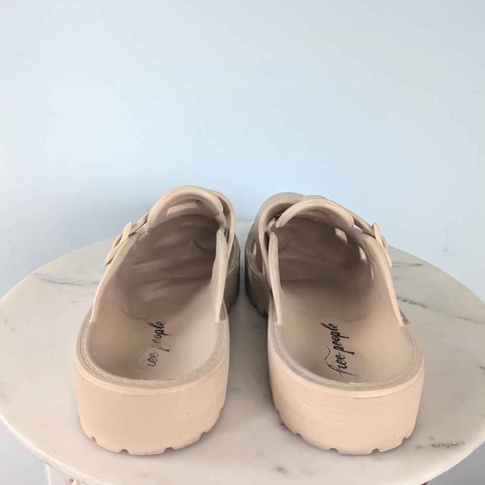 Free People Karlie Tan EVA Buckle Slip On Clogs - Picture 10 of 12